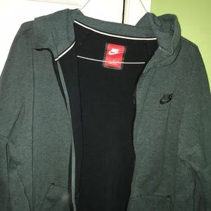 Nike dark teal zip up